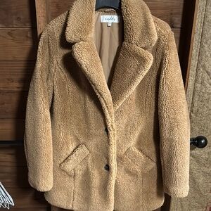 Scully Tan Shearling Coat